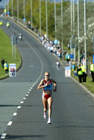 No runners in sight as Paula Radcliffe heads for a World Best in the GNR